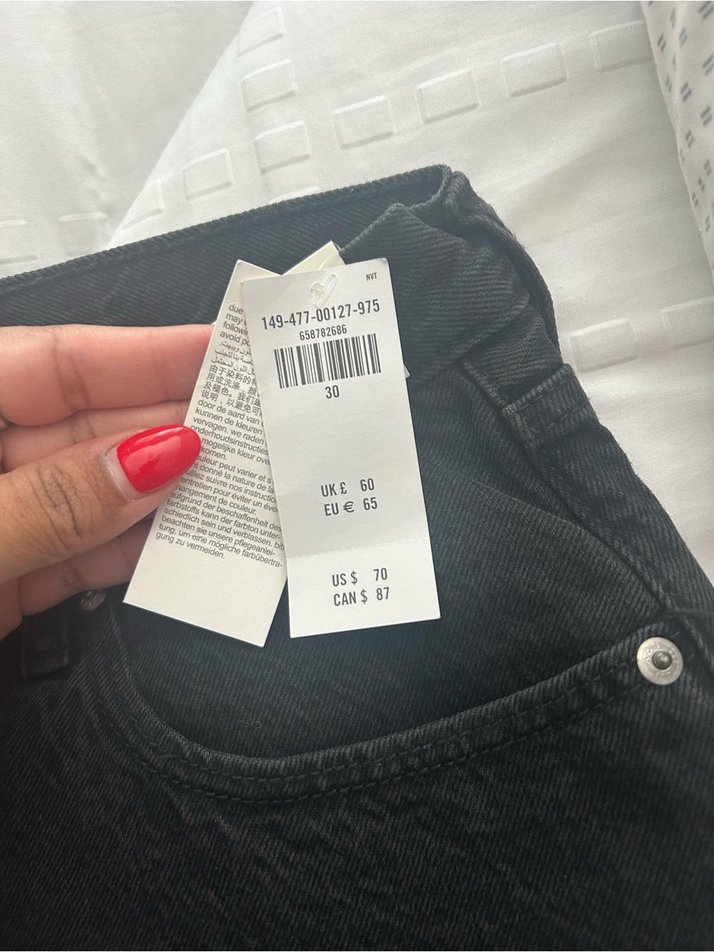 Abercrombie & Fitch Gray Washed Mid-Rise Loose shorts